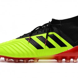 Botas de fútbol Adidas Predator 18.1 AG Amarillo Negro Rojo