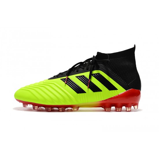 Descubrir  Botas de fútbol Adidas Predator 18.1 AG Amarillo Negro Rojo