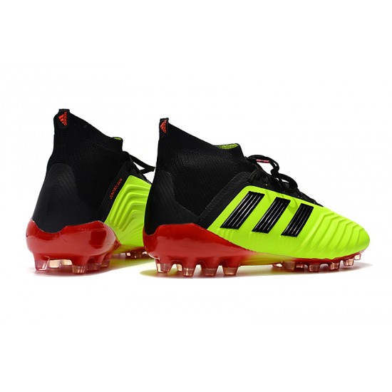 Descubrir  Botas de fútbol Adidas Predator 18.1 AG Amarillo Negro Rojo