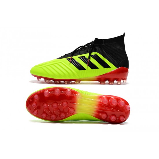Descubrir  Botas de fútbol Adidas Predator 18.1 AG Amarillo Negro Rojo