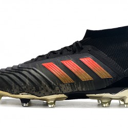 Botas de fútbol Adidas Predator 18.1 FG Negro Dorado Rojo
