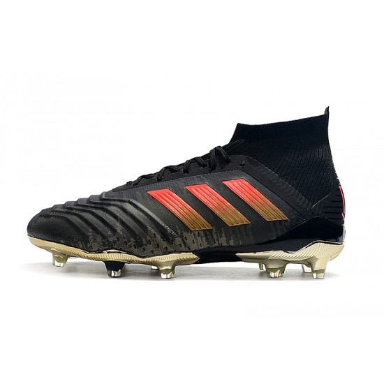 Comprar ahora  Botas de fútbol Adidas Predator 18.1 FG Negro Dorado Rojo