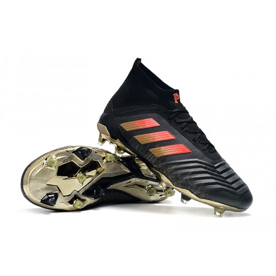 Comprar ahora  Botas de fútbol Adidas Predator 18.1 FG Negro Dorado Rojo
