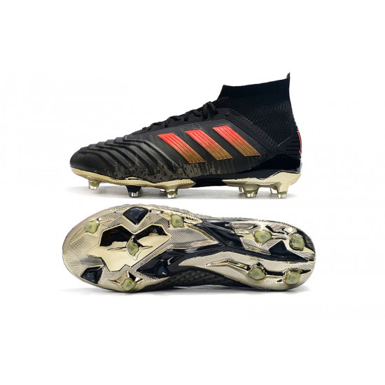 Comprar ahora  Botas de fútbol Adidas Predator 18.1 FG Negro Dorado Rojo