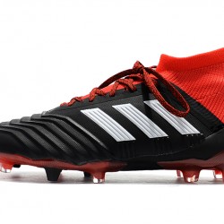 Botas de fútbol Adidas Predator 18.1 FG Negro Rojo Blanco