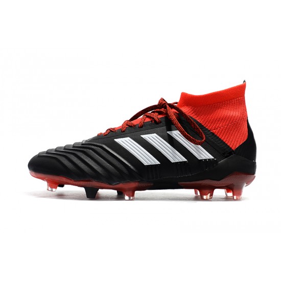 Comprar ahora  Botas de fútbol Adidas Predator 18.1 FG Negro Rojo Blanco