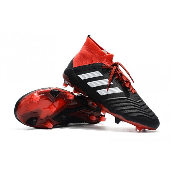 Comprar ahora  Botas de fútbol Adidas Predator 18.1 FG Negro Rojo Blanco