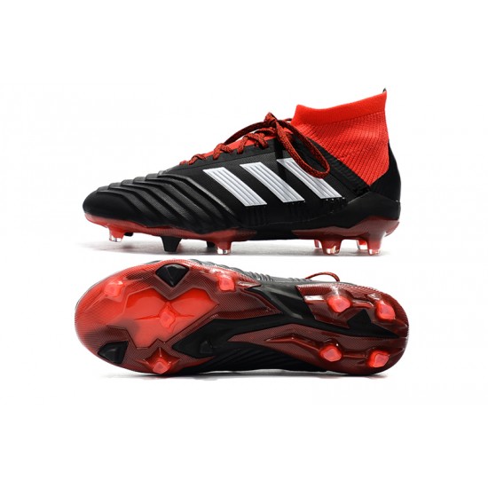 Comprar ahora  Botas de fútbol Adidas Predator 18.1 FG Negro Rojo Blanco