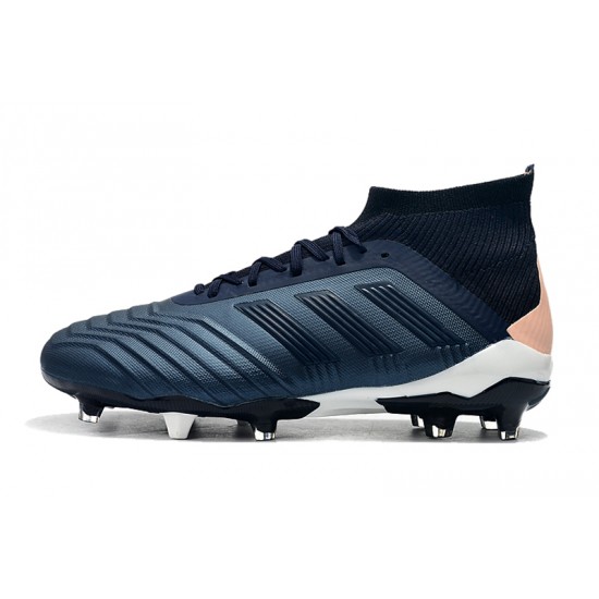 Mejor calidad  Botas de fútbol Adidas Predator 18.1 FG Azul oscuro Negro