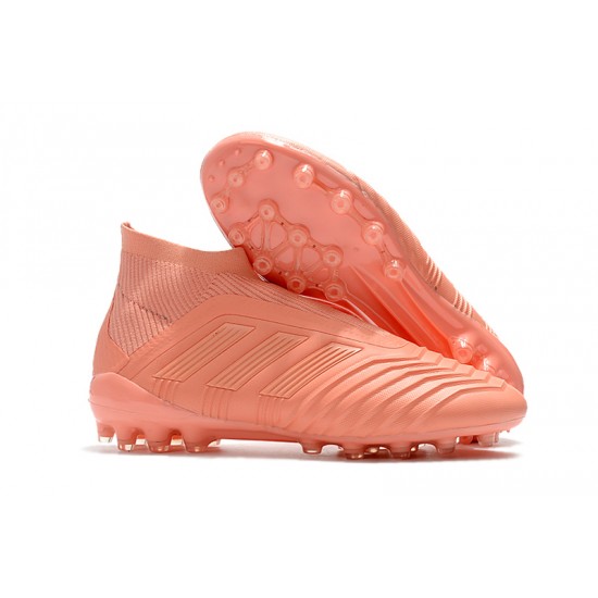 Descubrir  Botas de fútbol Adidas Predator 18+AG Rosado