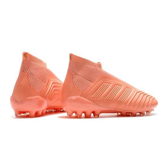 Descubrir  Botas de fútbol Adidas Predator 18+AG Rosado