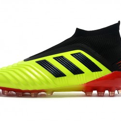 Botas de fútbol Adidas Predator 18+AG Amarillo Negro Rojo