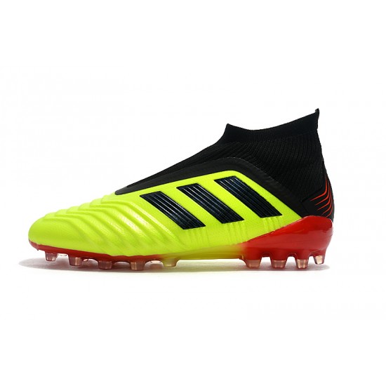 Comprar ahora  Botas de fútbol Adidas Predator 18+AG Amarillo Negro Rojo