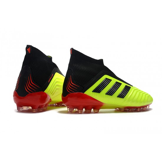 Comprar ahora  Botas de fútbol Adidas Predator 18+AG Amarillo Negro Rojo