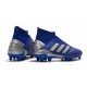 Tienda  Botas de fútbol Adidas Predator 19+ FG 25th Anniversaire Azul Plata