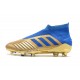 Descubrir  Botas de fútbol Adidas Predator 19+ FG 25th Anniversaire Dorado Azul