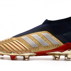 Botas de fútbol Adidas Predator 19+ FG 25th Anniversaire Dorado Plata Negro
