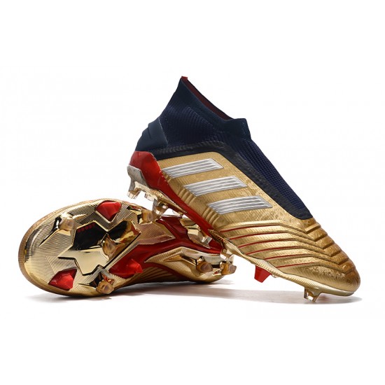 Comprar  Botas de fútbol Adidas Predator 19+ FG 25th Anniversaire Dorado Plata Negro