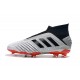 Descubrir  Botas de fútbol Adidas Predator 19+ FG 25th Anniversaire Plata Negro Blanco