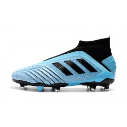 Botas de fútbol Adidas Predator 19+ FG 25th Anniversaire Cielo azul Negro