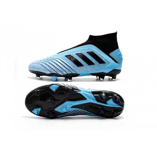 Comprar ahora  Botas de fútbol Adidas Predator 19+ FG 25th Anniversaire Cielo azul Negro