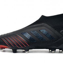 Botas de fútbol Adidas Predator 19+ FG Archetic 25th Anniversaire Negro Azul Rojo