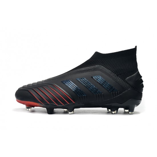 Tienda  Botas de fútbol Adidas Predator 19+ FG Archetic 25th Anniversaire Negro Azul Rojo
