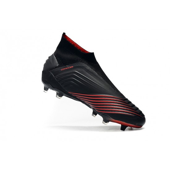 Tienda  Botas de fútbol Adidas Predator 19+ FG Archetic 25th Anniversaire Negro Azul Rojo