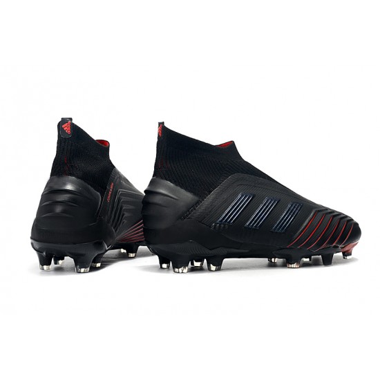 Tienda  Botas de fútbol Adidas Predator 19+ FG Archetic 25th Anniversaire Negro Azul Rojo