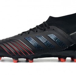 Botas de fútbol Adidas Predator 19+ FG Archetic 25th Anniversaire Negro Rojo Azul
