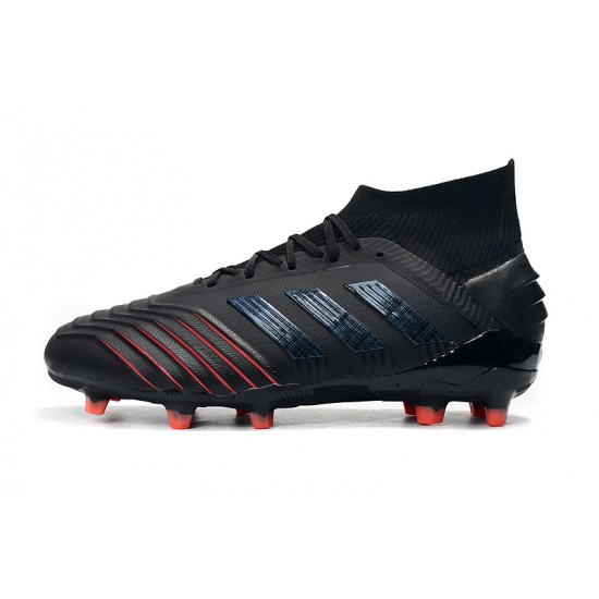 Tienda  Botas de fútbol Adidas Predator 19+ FG Archetic 25th Anniversaire Negro Rojo Azul