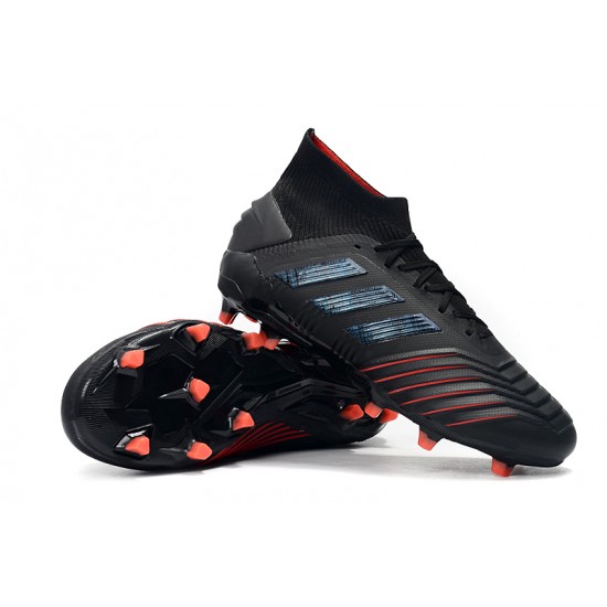 Tienda  Botas de fútbol Adidas Predator 19+ FG Archetic 25th Anniversaire Negro Rojo Azul
