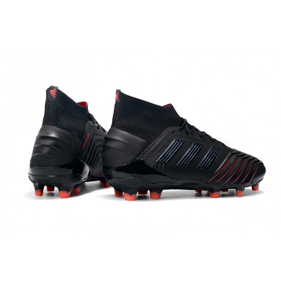 Tienda  Botas de fútbol Adidas Predator 19+ FG Archetic 25th Anniversaire Negro Rojo Azul