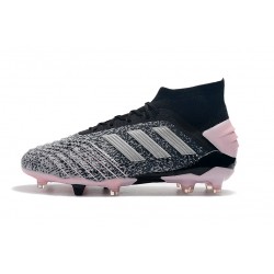 Botas de fútbol Adidas Predator 19+ FG Archetic 25th Anniversaire Gris Plata Rosado