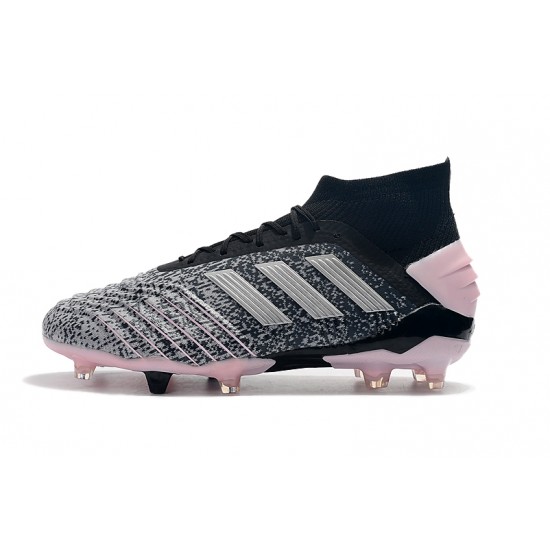 Explorar  Botas de fútbol Adidas Predator 19+ FG Archetic 25th Anniversaire Gris Plata Rosado