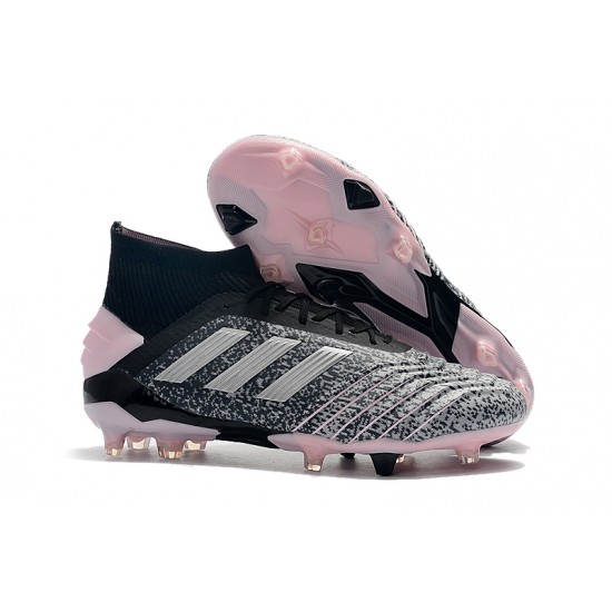 Explorar  Botas de fútbol Adidas Predator 19+ FG Archetic 25th Anniversaire Gris Plata Rosado