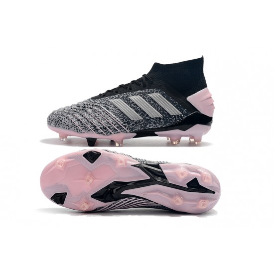 Explorar  Botas de fútbol Adidas Predator 19+ FG Archetic 25th Anniversaire Gris Plata Rosado