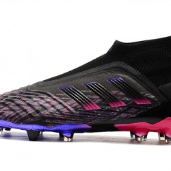 Botas de fútbol Adidas Predator 19+ FG Negro Rosado Azul
