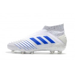 Botas de fútbol Adidas Predator 19+ FG Virtuso 25th Anniversaire Blanco Azul