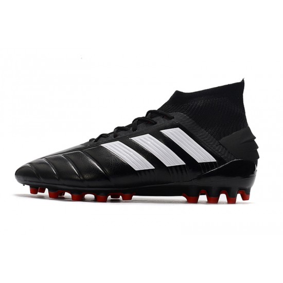 Tienda  Botas de fútbol Adidas Predator 19.1 AG Negro Blanco