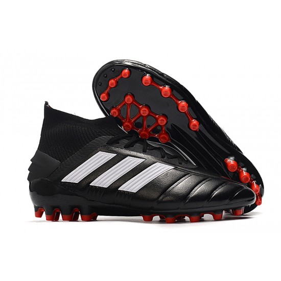 Tienda  Botas de fútbol Adidas Predator 19.1 AG Negro Blanco