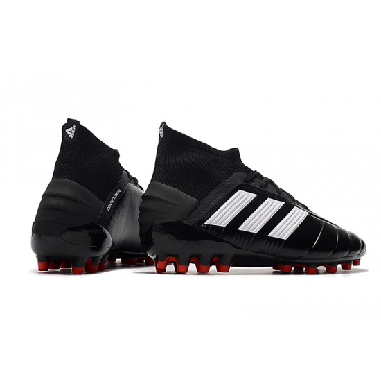 Tienda  Botas de fútbol Adidas Predator 19.1 AG Negro Blanco