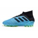 Mejor calidad  Botas de fútbol Adidas Predator 19.1 AG Azul Negro