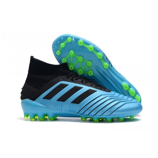 Mejor calidad  Botas de fútbol Adidas Predator 19.1 AG Azul Negro