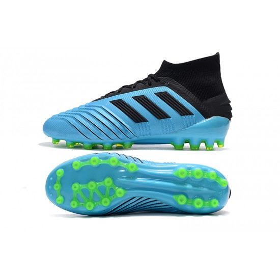 Mejor calidad  Botas de fútbol Adidas Predator 19.1 AG Azul Negro