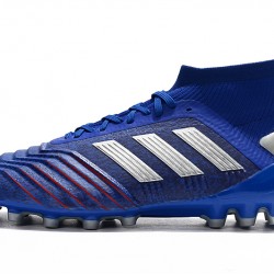 Botas de fútbol Adidas Predator 19.1 AG Azul Plata