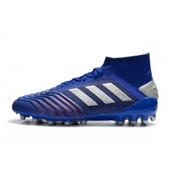 Botas de fútbol Adidas Predator 19.1 AG Azul Plata