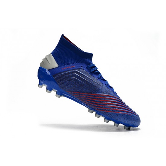 Explorar  Botas de fútbol Adidas Predator 19.1 AG Azul Plata