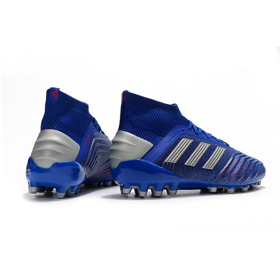 Explorar  Botas de fútbol Adidas Predator 19.1 AG Azul Plata