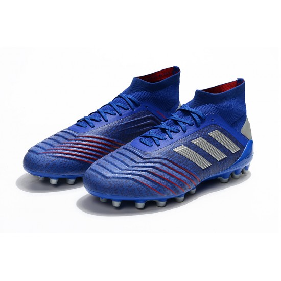 Explorar  Botas de fútbol Adidas Predator 19.1 AG Azul Plata